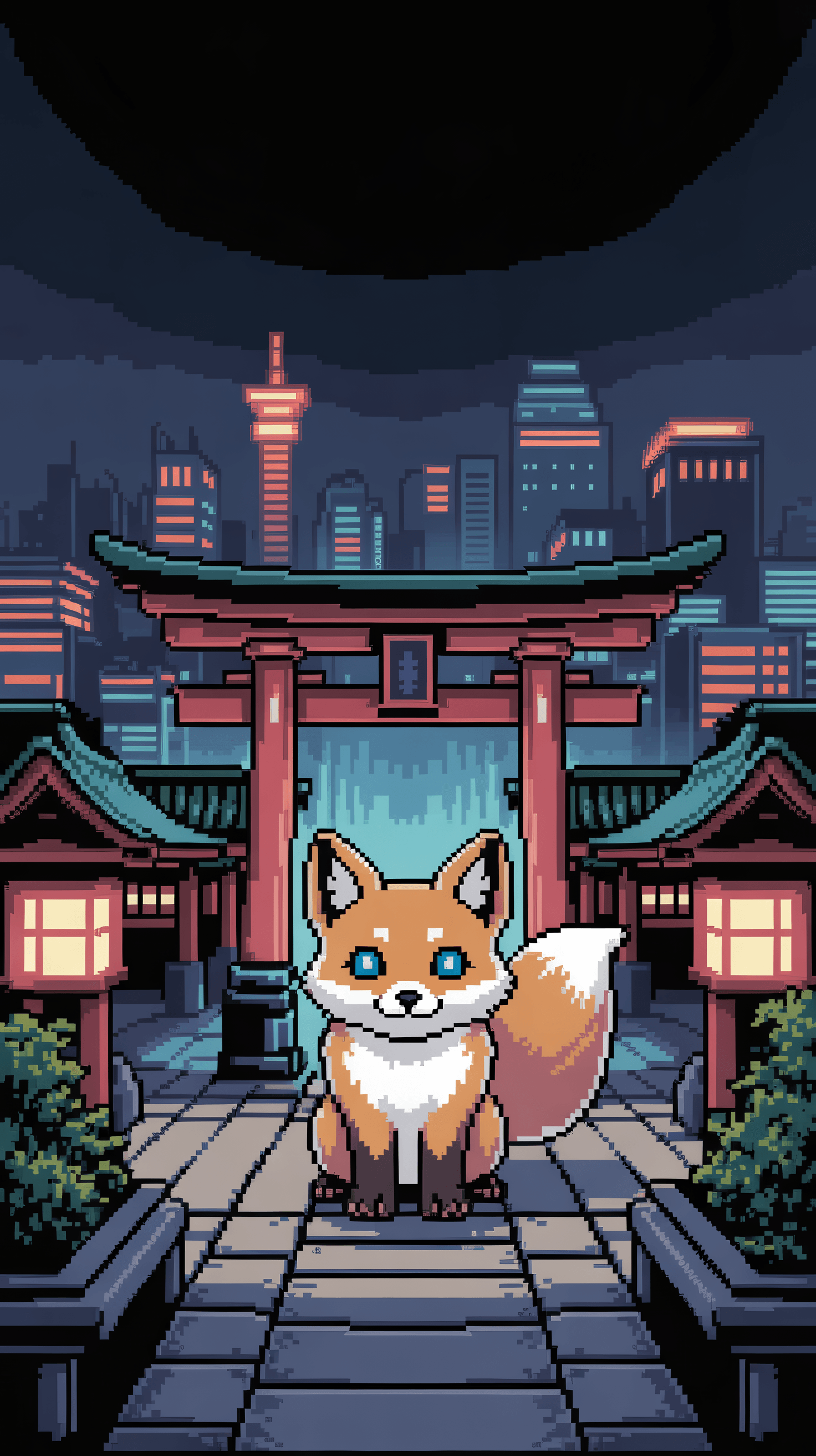InariWatch — fox guardian at the shrine